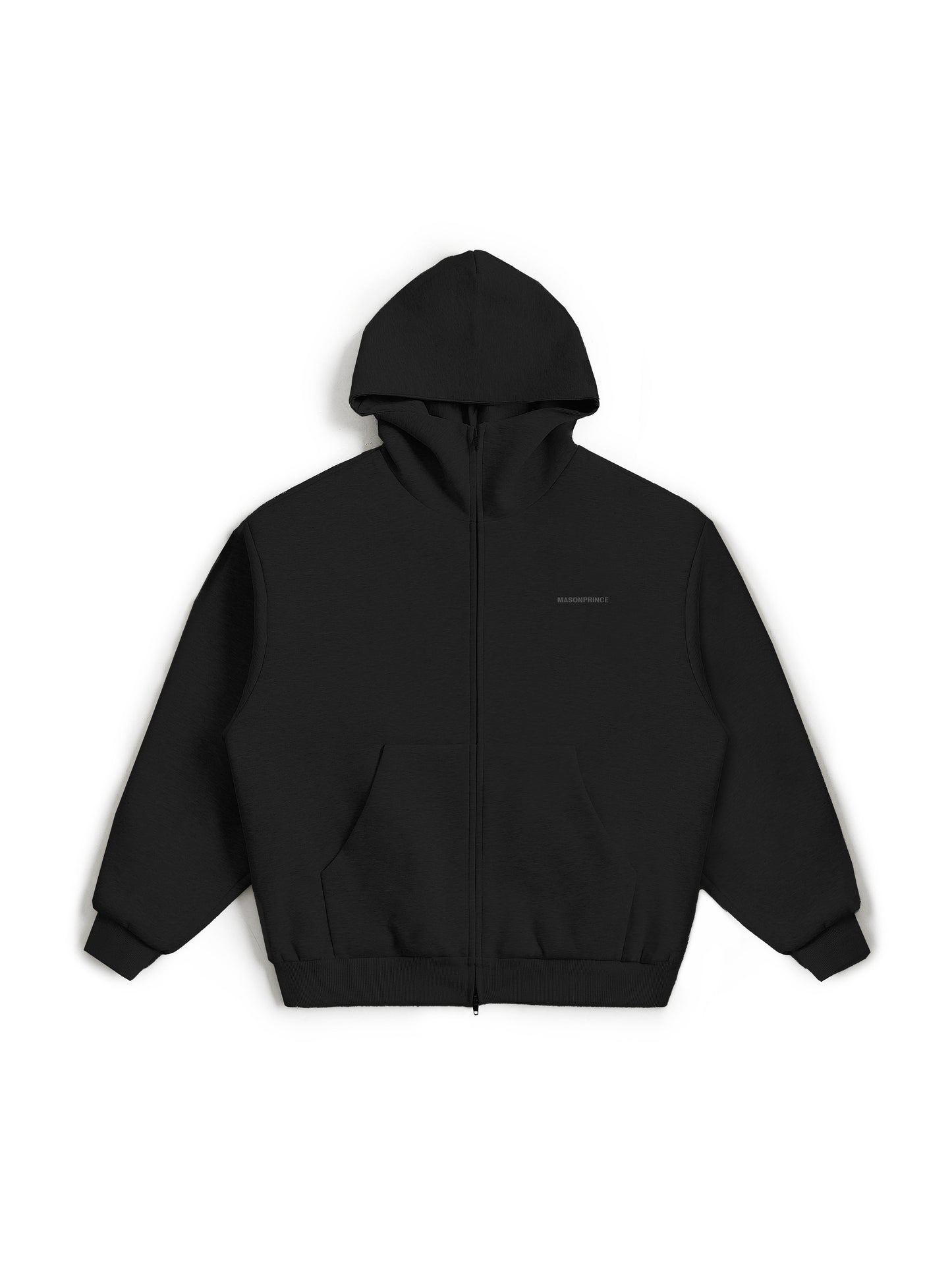 Reflective Print Hooded Sweatshirt
