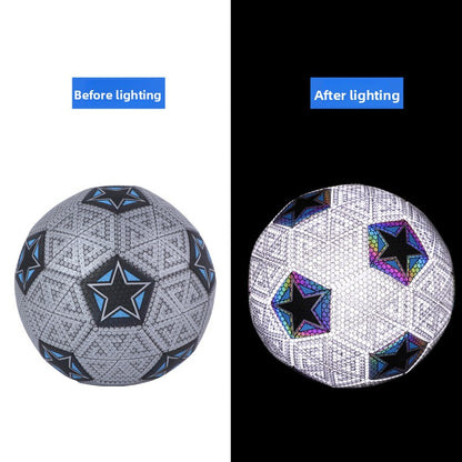 Reflective Soccer Ball No. 5 Fluorescent Soccer Ball