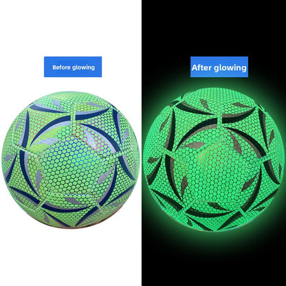 Reflective Soccer Ball No. 5 Fluorescent Soccer Ball