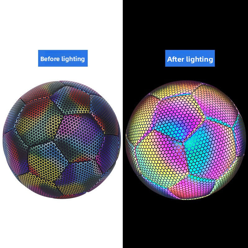 Reflective Soccer Ball No. 5 Fluorescent Soccer Ball