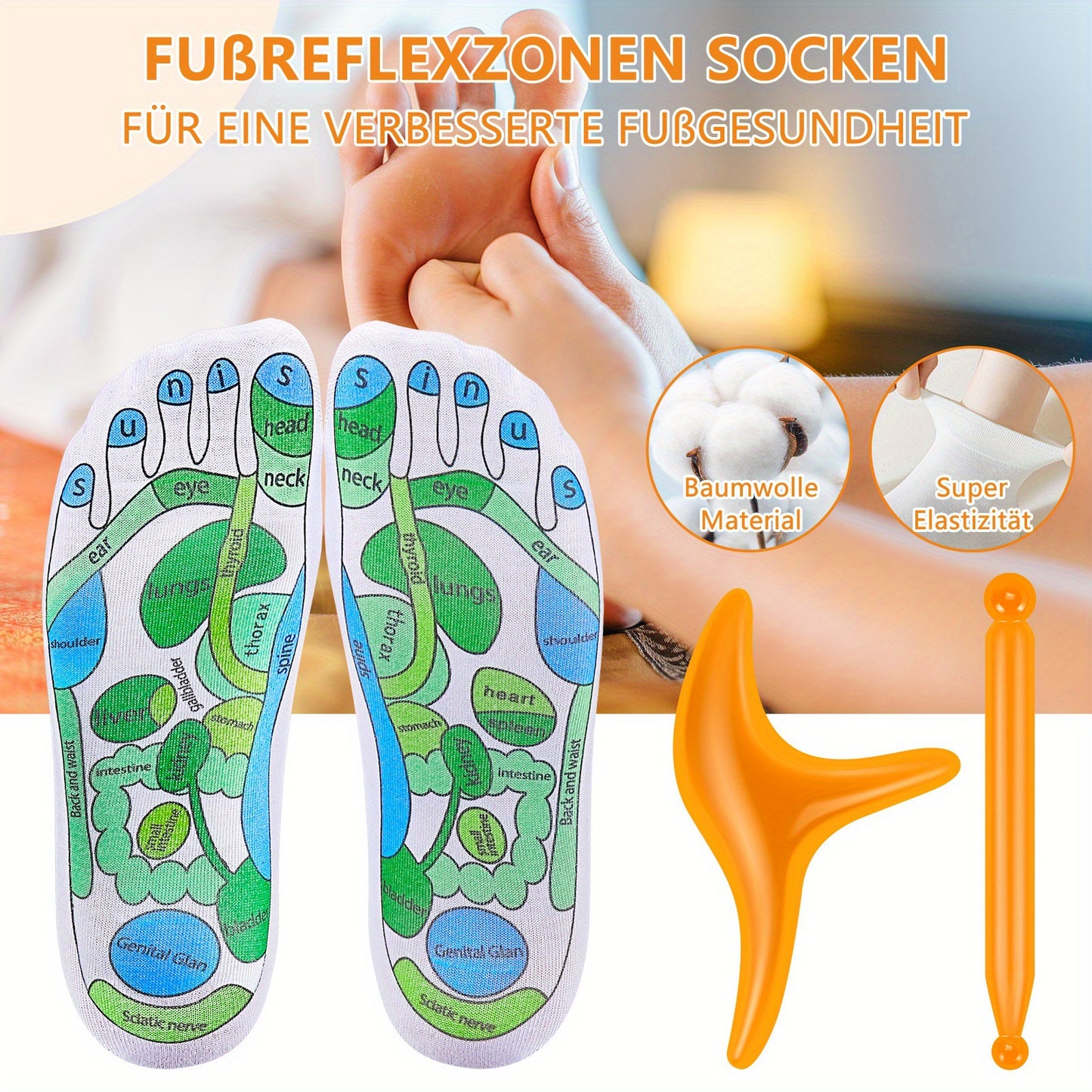 Reflexology Socks Set