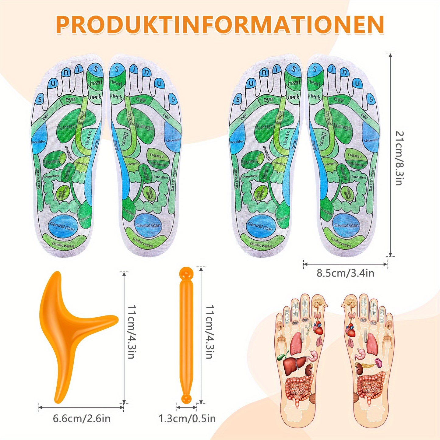 Reflexology Socks Set