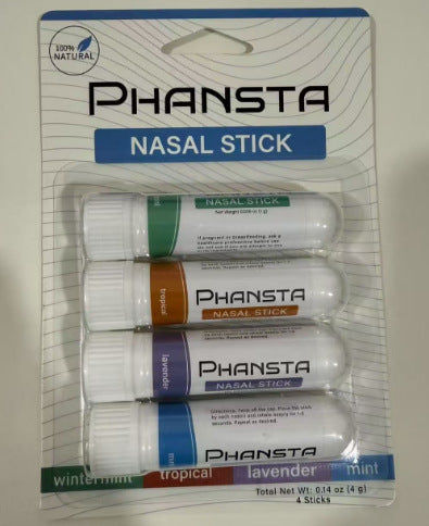 Refreshing Nasal Stick for Improved Focus and Cool Sensation.
