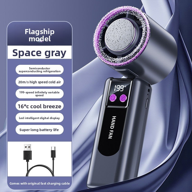 Refrigeration handheld fan