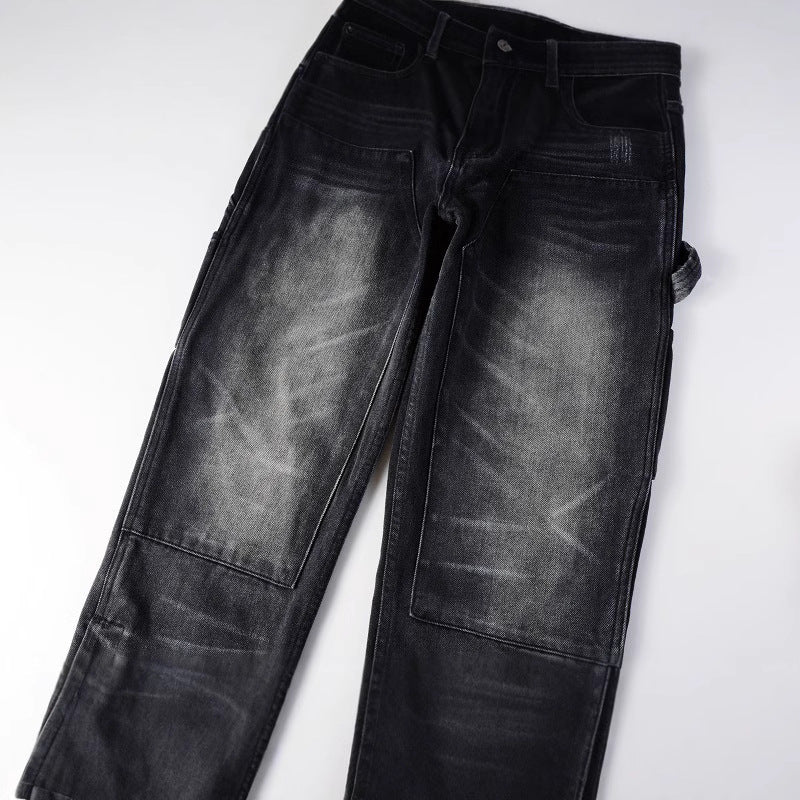 Relaxed Casual Straight-Leg Jeans