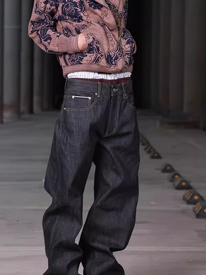Relaxed Fit Denim Pants