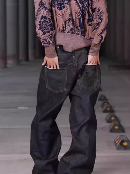 Relaxed Fit Denim Pants