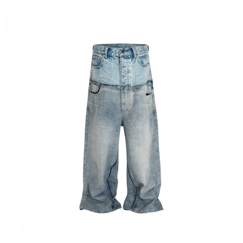 Relaxed-fit wide-leg jeans