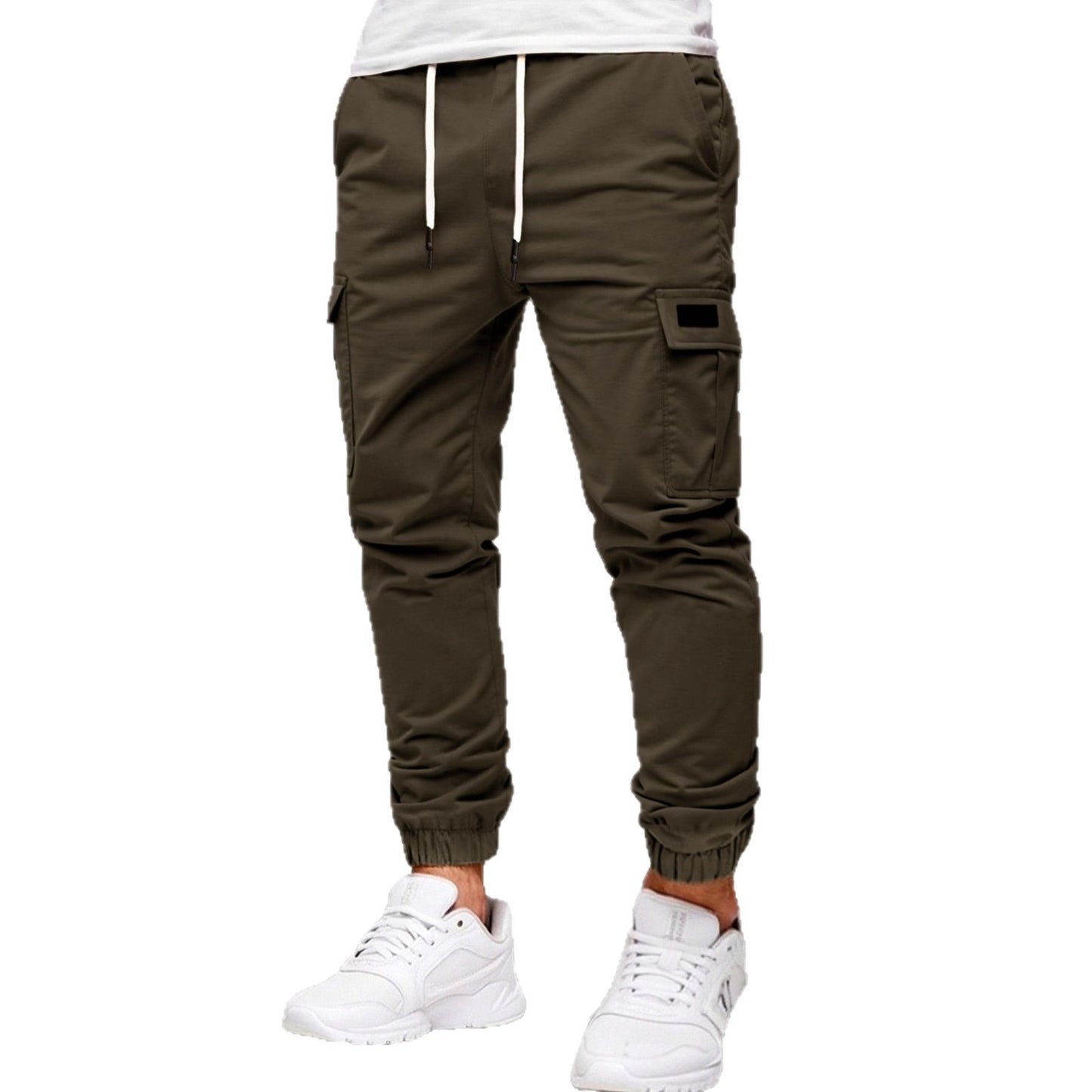Relaxing multi-pocket work pants