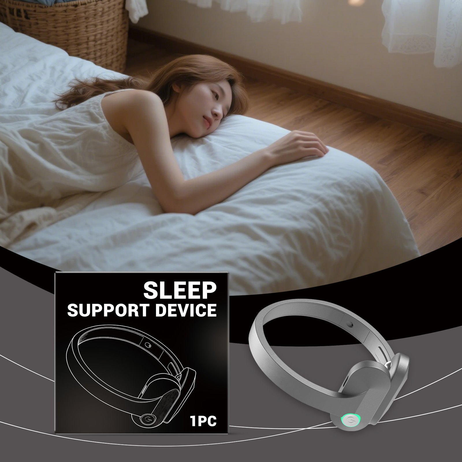 Relaxing Sleep Care Device for Night-Time Use