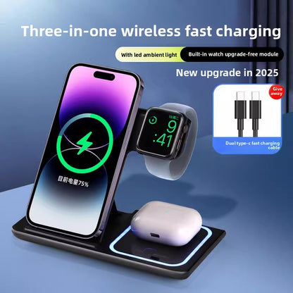 Remax Three-in-One Wireless Charger for Apple Devices