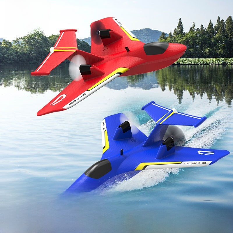 Remote Control Amphibious Foam Airplane Toy