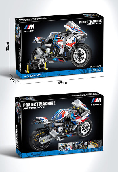 Remote control assembled racing car