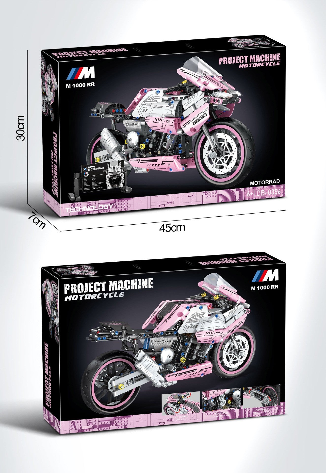 Remote control assembled racing car