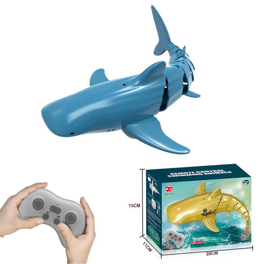 Remote Control Bionic Shark Toy with Spray Function