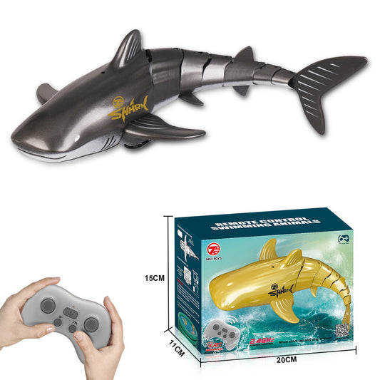 Remote Control Bionic Shark Toy with Spray Function