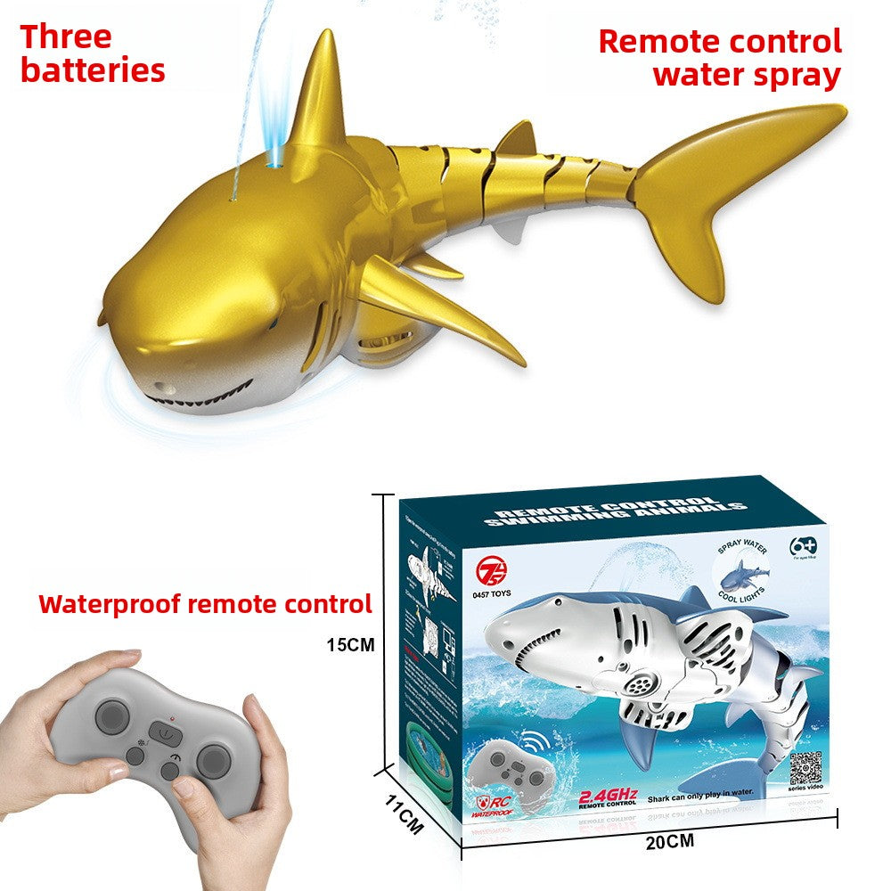 Remote Control Bionic Shark Toy with Spray Function