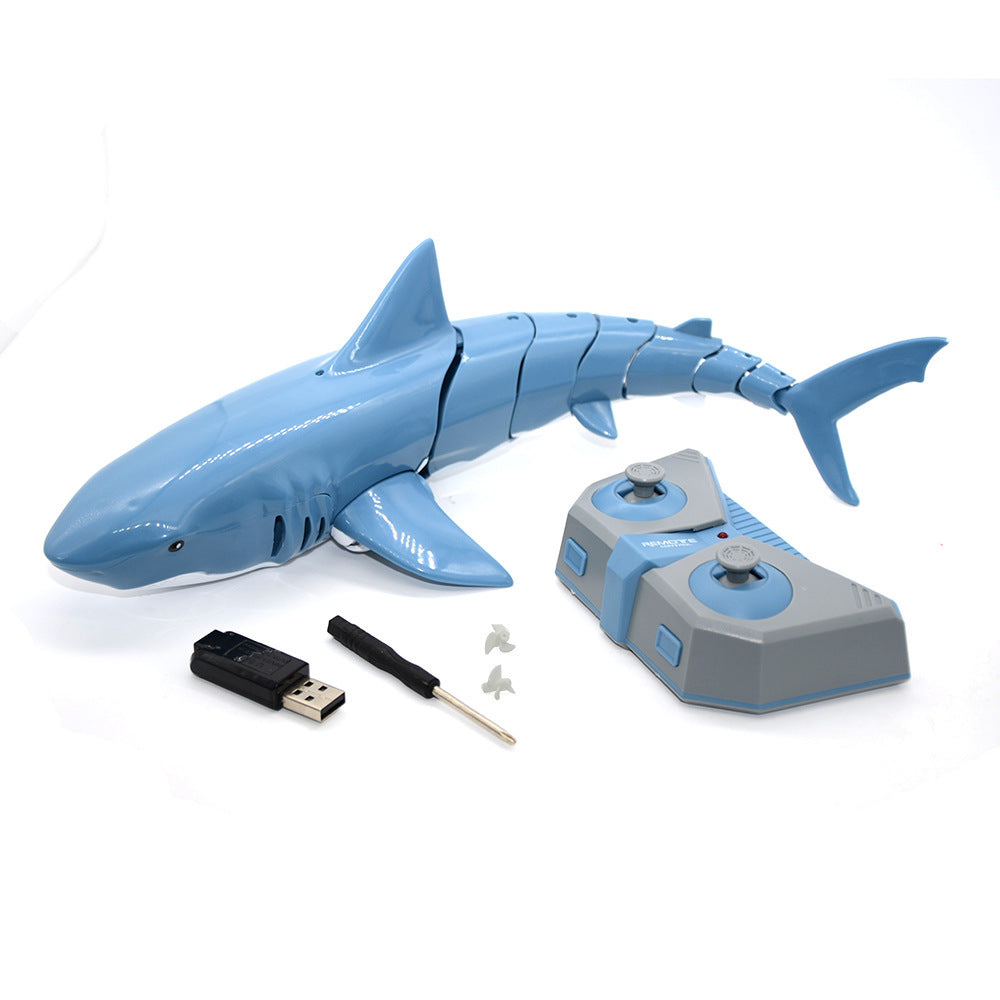 Remote Control Bionic Shark Toy with Spray Function