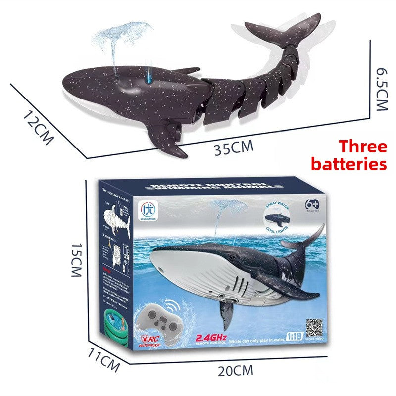 Remote Control Bionic Shark Toy with Spray Function
