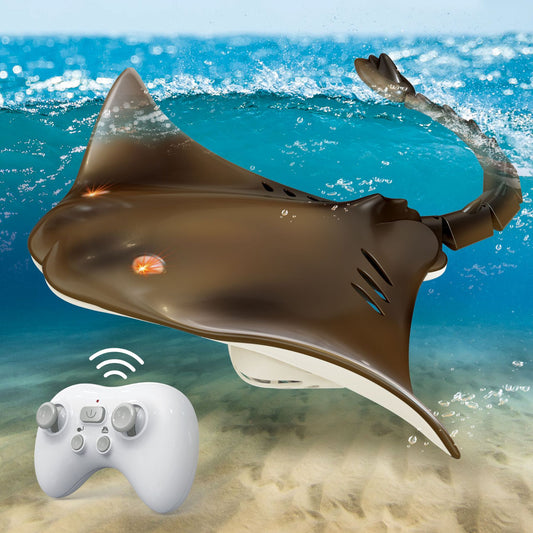 Remote Control Bionic Shark Toy with Spray Function