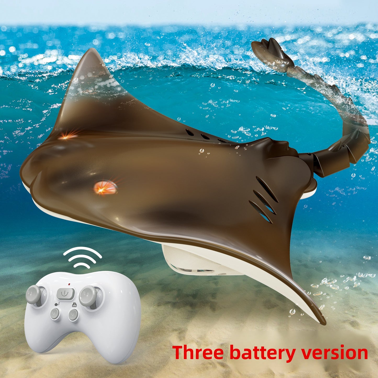 Remote Control Bionic Shark Toy with Spray Function
