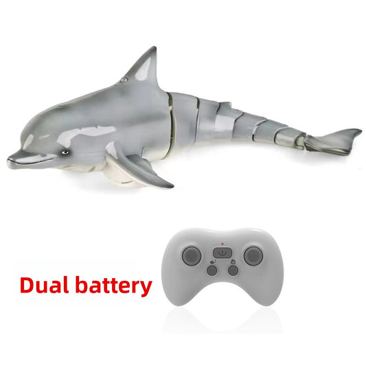 Remote Control Bionic Shark Toy with Spray Function