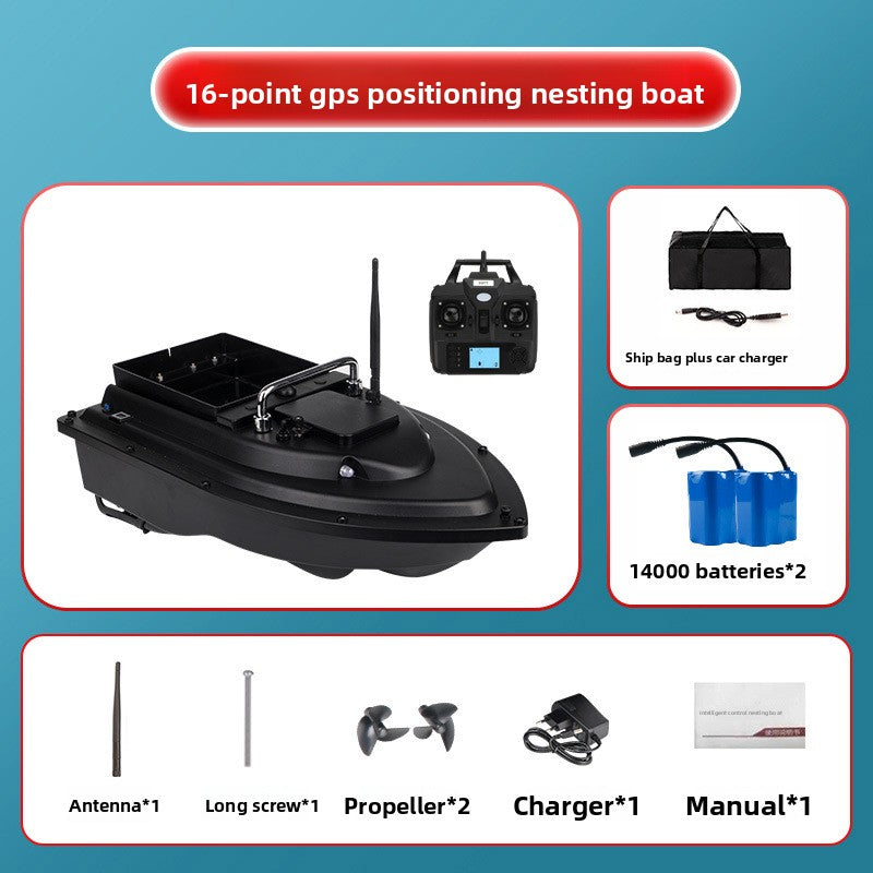 Remote control boat, fishing boat, automatic return boat, bait boat