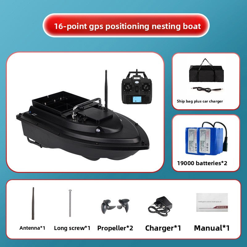 Remote control boat, fishing boat, automatic return boat, bait boat