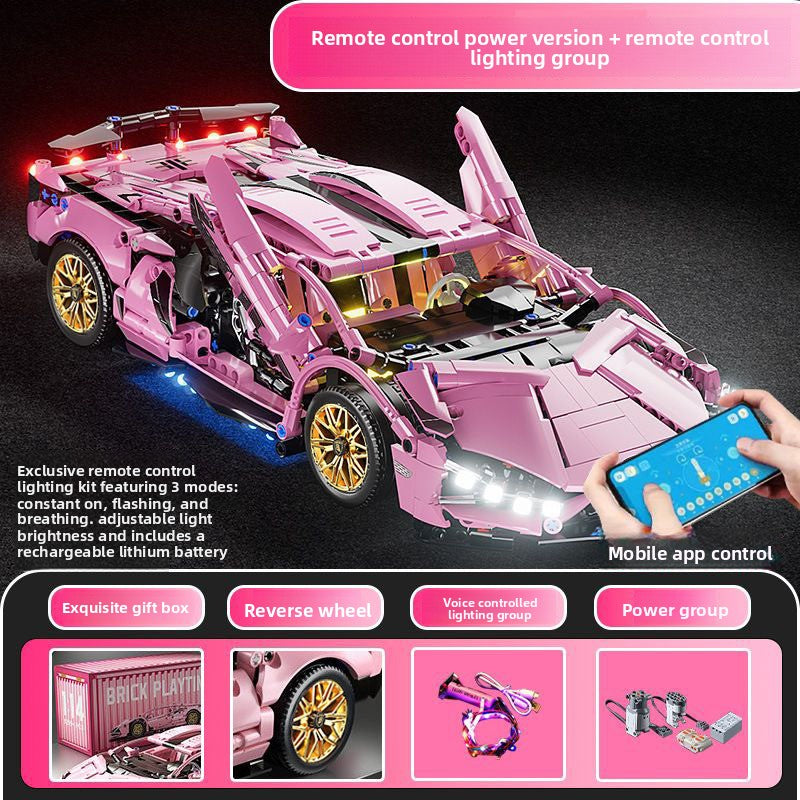 Remote Control Building Blocks Car Toy