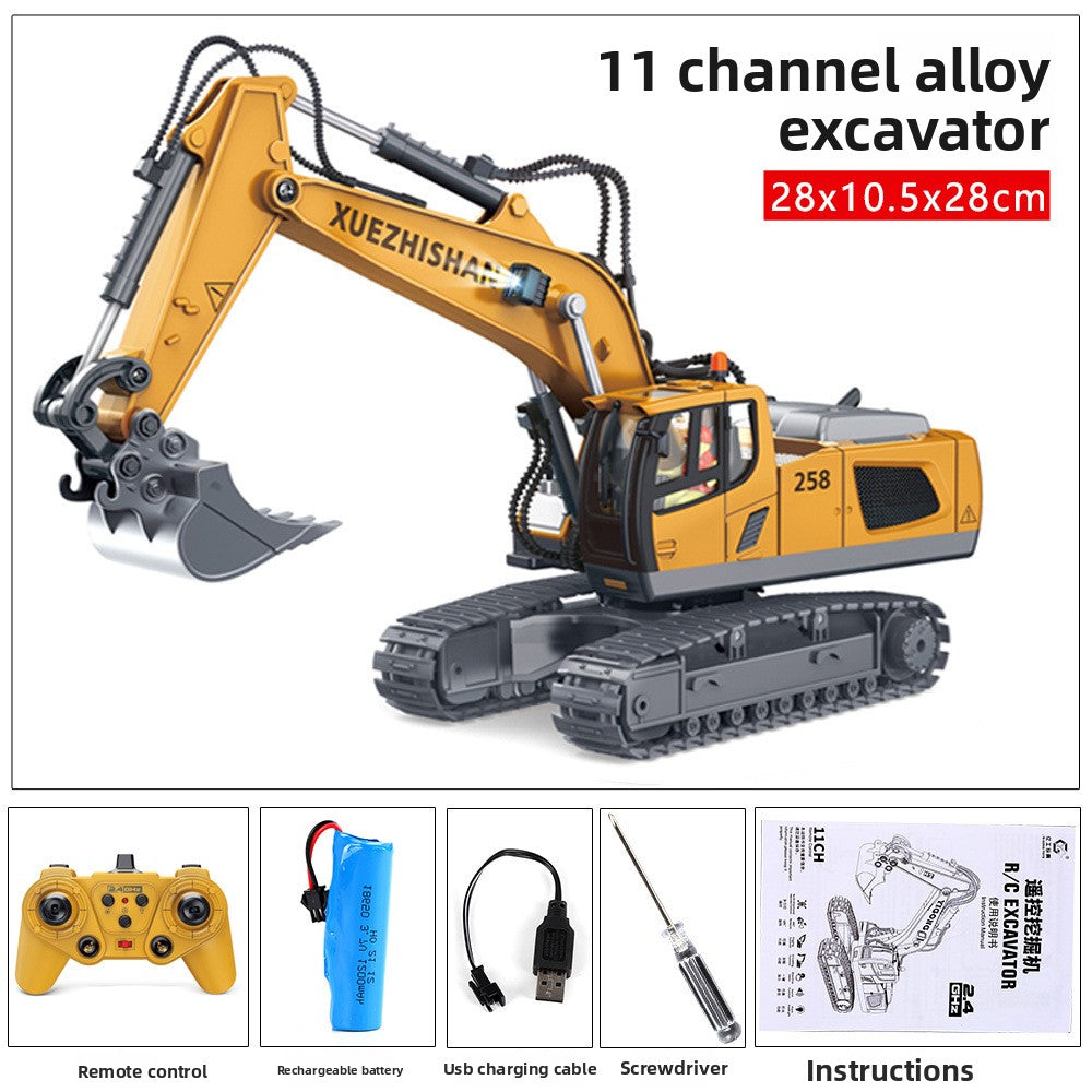 Remote Control Construction Vehicle Toy Set