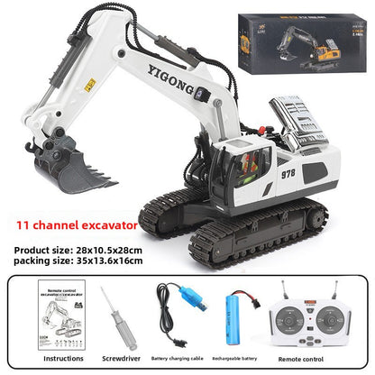 Remote Control Construction Vehicle Toy Set
