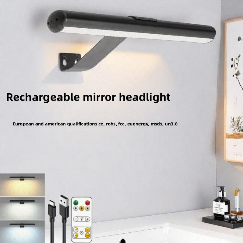 Remote Control Dimmable LED Bathroom Mirror Light with Magnetic Mounting