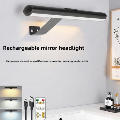 Remote Control Dimmable LED Bathroom Mirror Light with Magnetic Mounting
