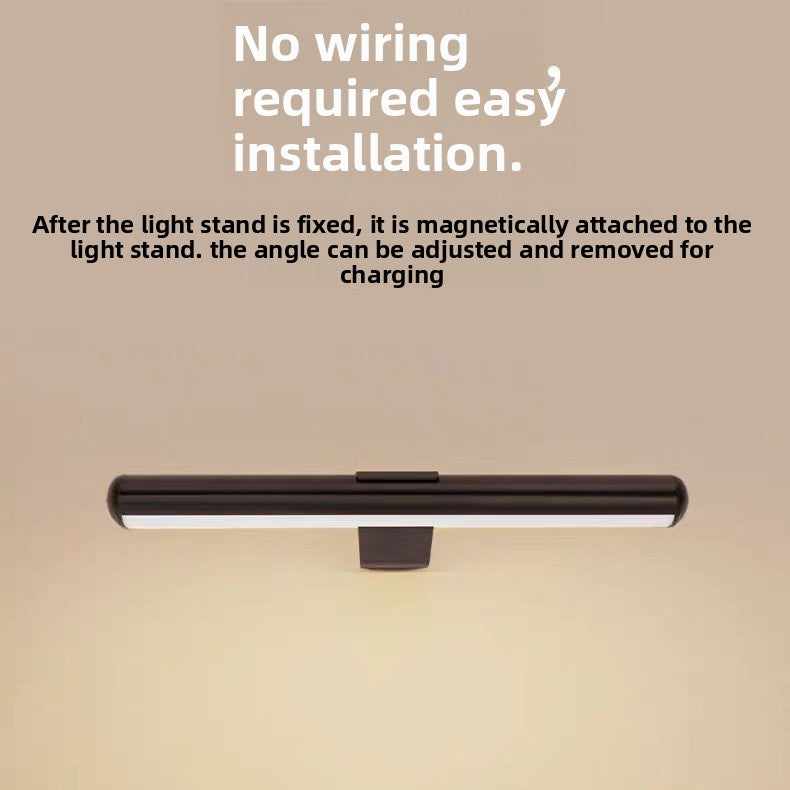 Remote Control Dimmable LED Bathroom Mirror Light with Magnetic Mounting