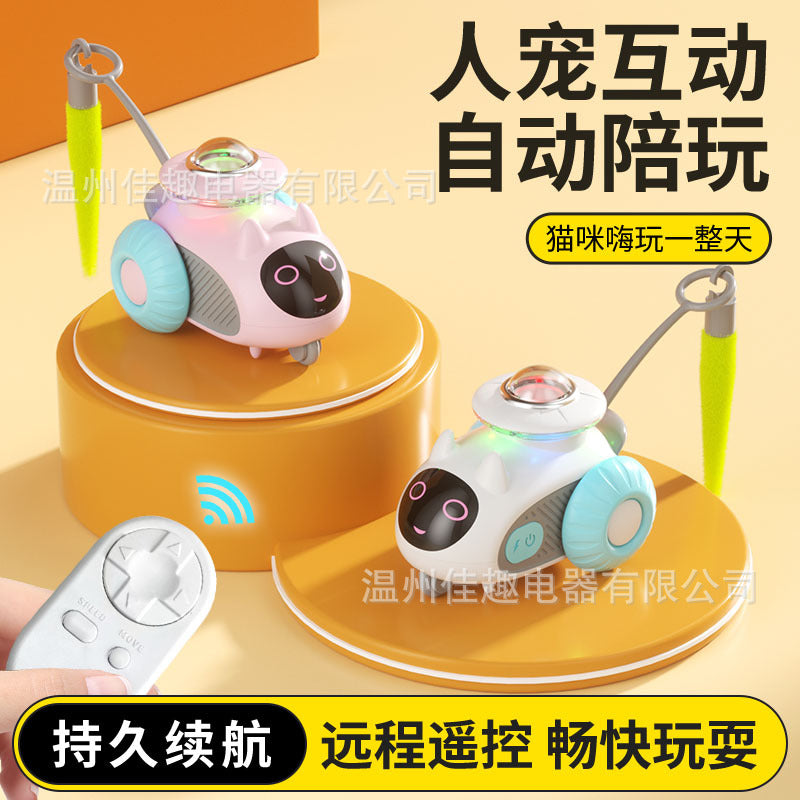 Remote Control Electric Cat Toy with Automatic Movement