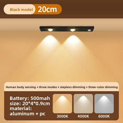 Remote Control Human Sensor Rechargeable Cabinet Light Strip