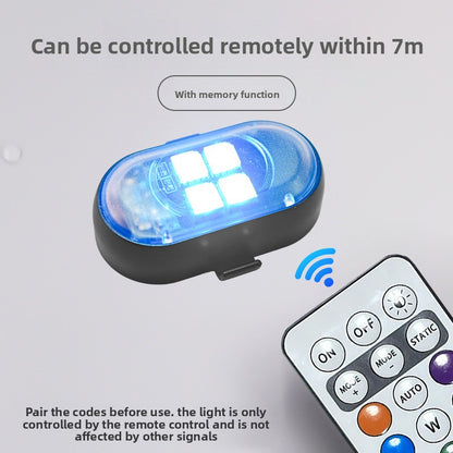 Remote Control LED Flashing Warning Lights