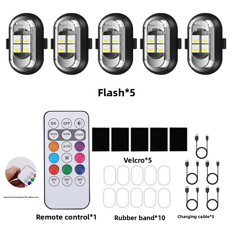 Remote Control LED Flashing Warning Lights