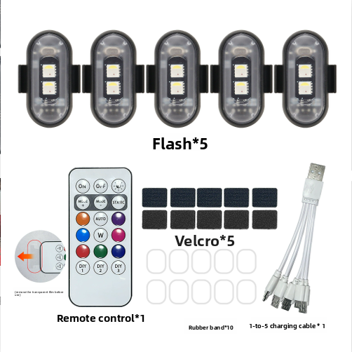 Remote Control LED Multicolor Aircraft Warning Light