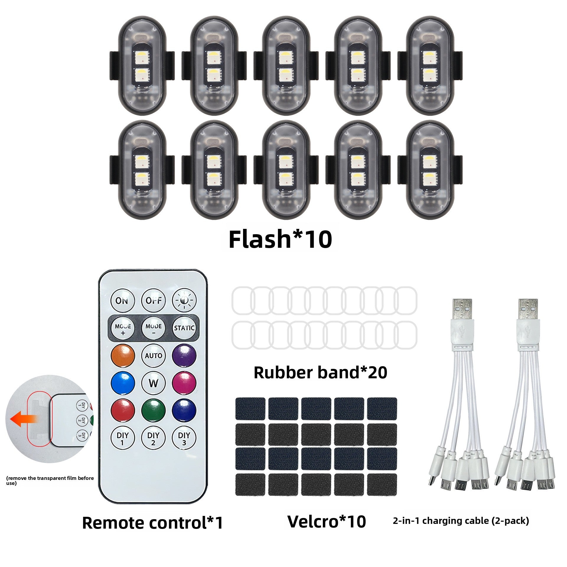 Remote Control LED Strobe Warning Light