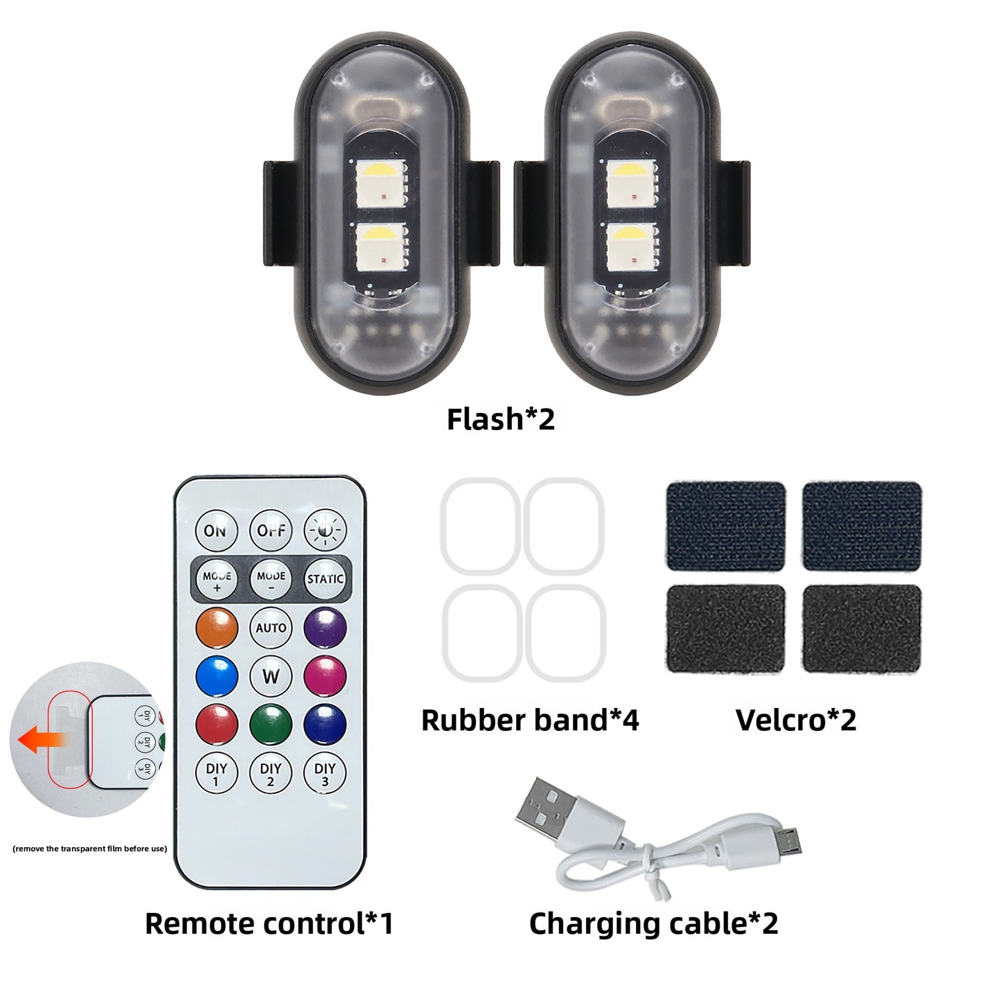 Remote Control LED Strobe Warning Light