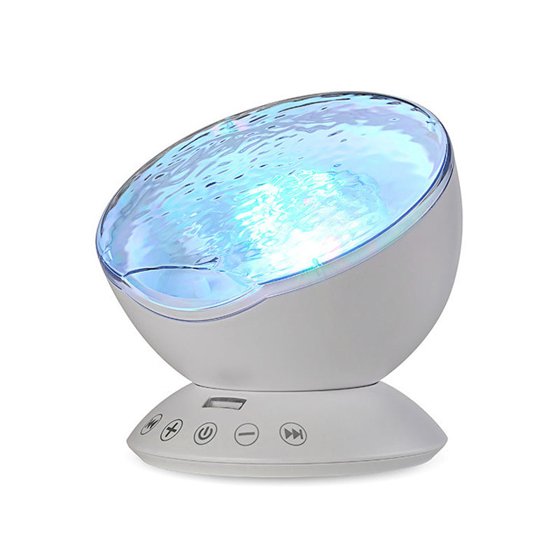Remote Control Music Ocean Projector Night Light