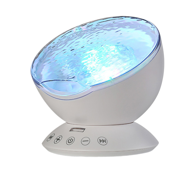 Remote Control Music Ocean Projector Night Light