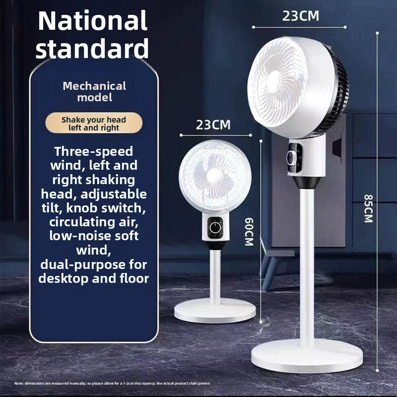 Remote Control Oscillating Floor Fan with Silent Operation