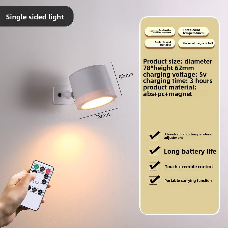Remote Control Rechargeable Bedside Lamp