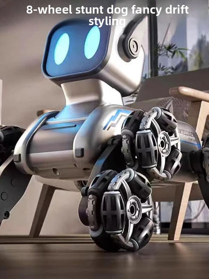 Remote Control Robot Dog with Stunt Features