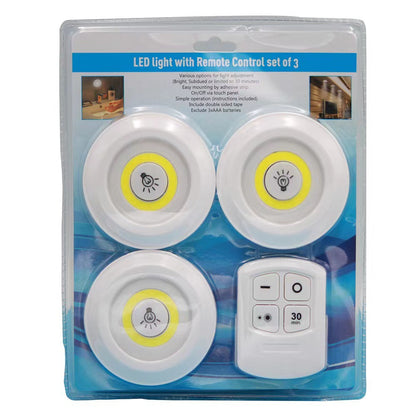 Remote control sensor touch night light