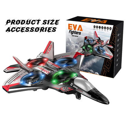 Remote Control Stunt Drone with LED Lights