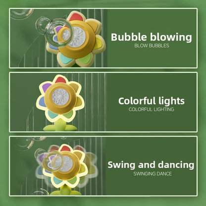 Remote Control Sunflower Bubble Machine