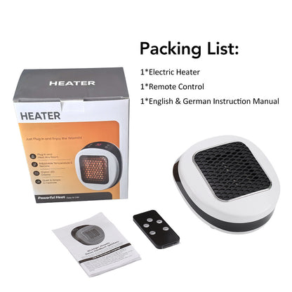 Remote Control Wall Mounted Electric Heater